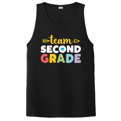 Team Second Grade Cool Gift 2Nd Student Teacher First Day PosiCharge Competitor Tank