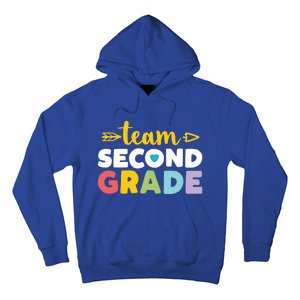 Team Second Grade Cool Gift 2Nd Student Teacher First Day Hoodie