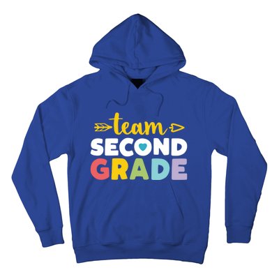 Team Second Grade Cool Gift 2Nd Student Teacher First Day Hoodie