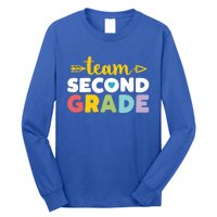 Team Second Grade Cool Gift 2Nd Student Teacher First Day Long Sleeve Shirt