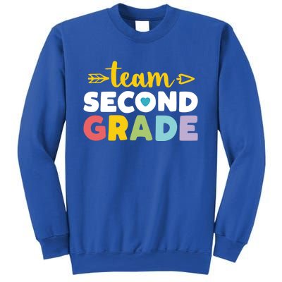 Team Second Grade Cool Gift 2Nd Student Teacher First Day Sweatshirt