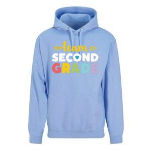 Team Second Grade Cool Gift 2Nd Student Teacher First Day Unisex Surf Hoodie