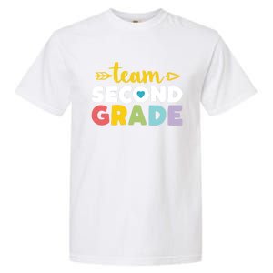 Team Second Grade Cool Gift 2Nd Student Teacher First Day Garment-Dyed Heavyweight T-Shirt