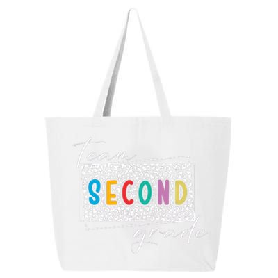 Team Second Grade Teacher 2nd Grade Crew 25L Jumbo Tote