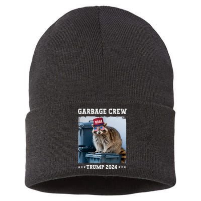 Trump’S Supporters Garbage Joe Biden Republican Garbage Crew Sustainable Knit Beanie