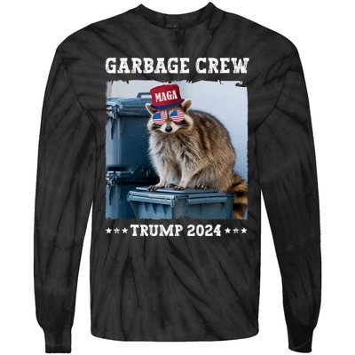 Trump’S Supporters Garbage Joe Biden Republican Garbage Crew Tie-Dye Long Sleeve Shirt