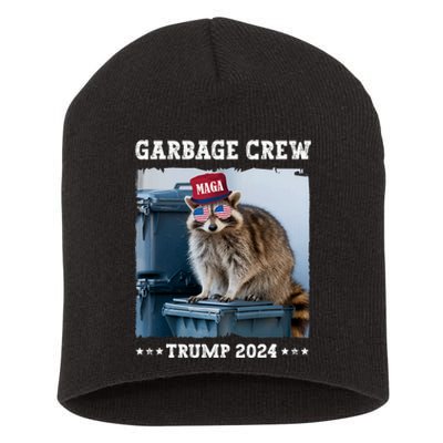 Trump’S Supporters Garbage Joe Biden Republican Garbage Crew Short Acrylic Beanie