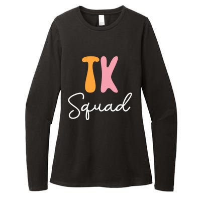 Tk Squad Groovy Vintage First Day Of School Teacher Students Meaningful Gift Womens CVC Long Sleeve Shirt