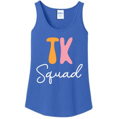 Tk Squad Groovy Vintage First Day Of School Teacher Students Meaningful Gift Ladies Essential Tank