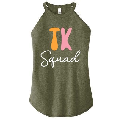 Tk Squad Groovy Vintage First Day Of School Teacher Students Meaningful Gift Women’s Perfect Tri Rocker Tank