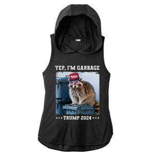 Trump’S Supporters Garbage Joe Biden Republican Trump 2024 Ladies PosiCharge Tri-Blend Wicking Draft Hoodie Tank