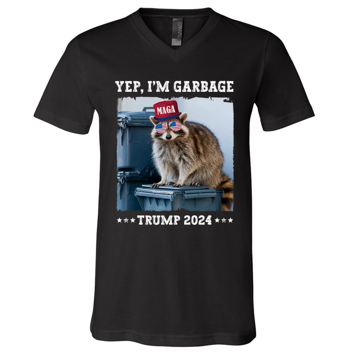 Trump’S Supporters Garbage Joe Biden Republican Trump 2024 V-Neck T-Shirt