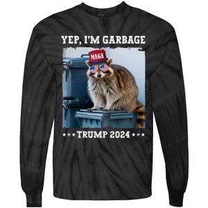 Trump’S Supporters Garbage Joe Biden Republican Trump 2024 Tie-Dye Long Sleeve Shirt