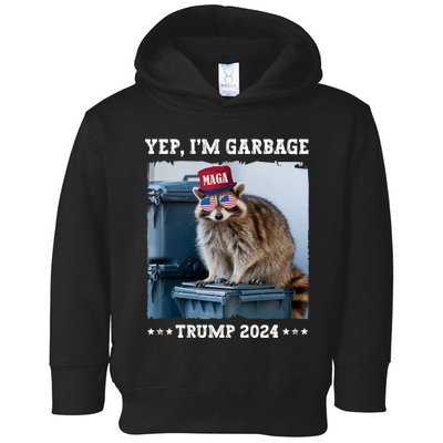 Trump’S Supporters Garbage Joe Biden Republican Trump 2024 Toddler Hoodie