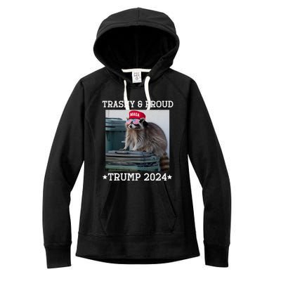 Trump’S Supporters Garbage Joe Biden Trashy And Proud Trump Women's Fleece Hoodie