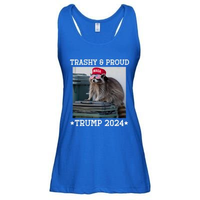 Trump’S Supporters Garbage Joe Biden Trashy And Proud Trump Ladies Essential Flowy Tank