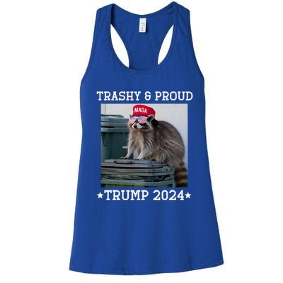 Trump’S Supporters Garbage Joe Biden Trashy And Proud Trump Women's Racerback Tank