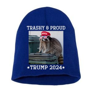 Trump’S Supporters Garbage Joe Biden Trashy And Proud Trump Short Acrylic Beanie