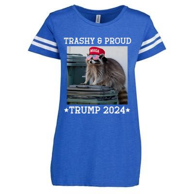 Trump’S Supporters Garbage Joe Biden Trashy And Proud Trump Enza Ladies Jersey Football T-Shirt