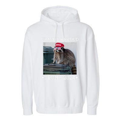 Trump’S Supporters Garbage Joe Biden Trashy And Proud Trump Garment-Dyed Fleece Hoodie