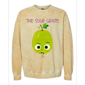 The Sour Grape Essential Colorblast Crewneck Sweatshirt