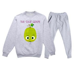 The Sour Grape Essential Premium Crewneck Sweatsuit Set