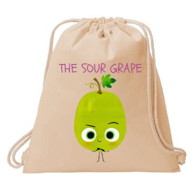 The Sour Grape Essential Drawstring Bag