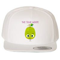 The Sour Grape Essential Wool Snapback Cap
