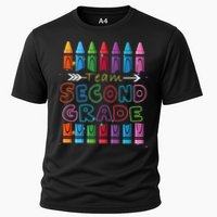 Team Second Grade Welcome Back To School Second Grade Funny Gift Cooling Performance Crew T-Shirt