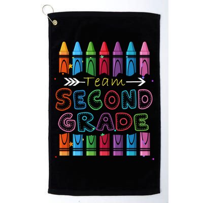 Team Second Grade Welcome Back To School Second Grade Funny Gift Golf Towel