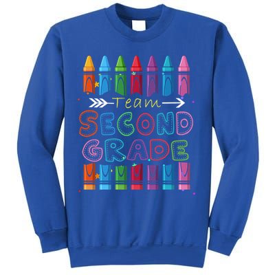 Team Second Grade Welcome Back To School Second Grade Funny Gift Sweatshirt