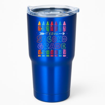 Team Second Grade Welcome Back To School Second Grade Funny Gift Tumbler
