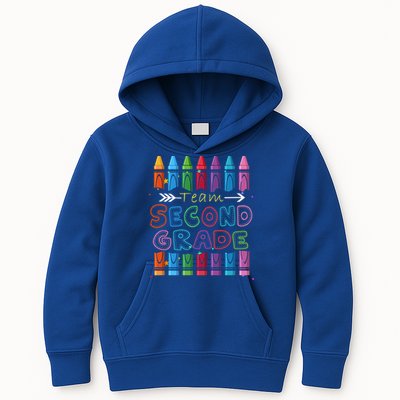 Team Second Grade Welcome Back To School Second Grade Funny Gift Kids Hoodie