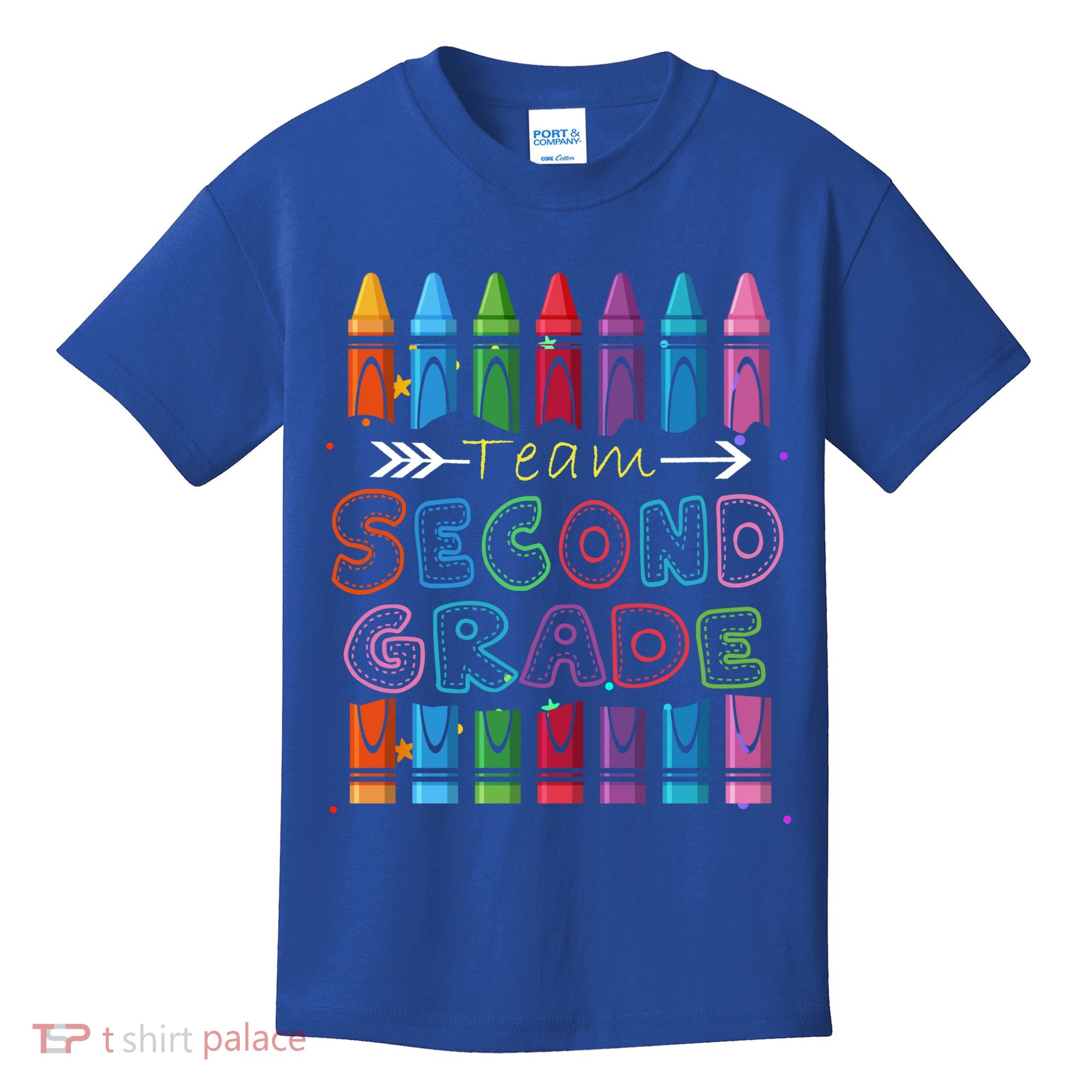 Team Second Grade Welcome Back To School Second Grade Funny Gift Kids T-Shirt