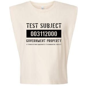 Test Subject Government Property Garment-Dyed Women's Muscle Tee