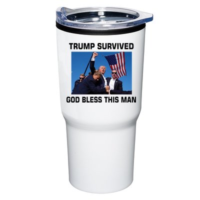 Trump Survived God Bless This Man Gun Shot Pennsylvania Rally Tumbler