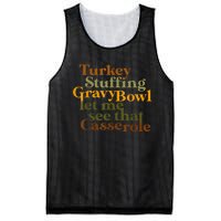 Turkey Stuffing Gravy Bowl Let Me See That Casserole Mesh Reversible Basketball Jersey Tank