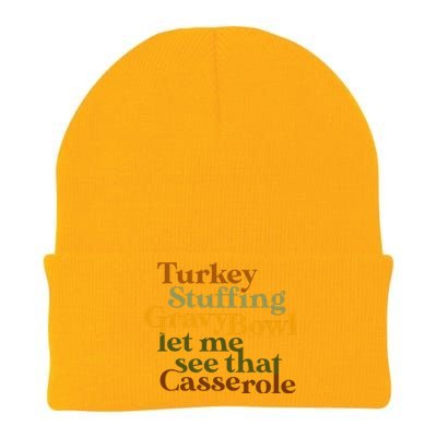 Turkey stuffing gravy bowl let me see that casserole  Knit Cap Winter Beanie