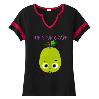 The Sour Grape Essential Gift Ladies Halftime Notch Neck Tee