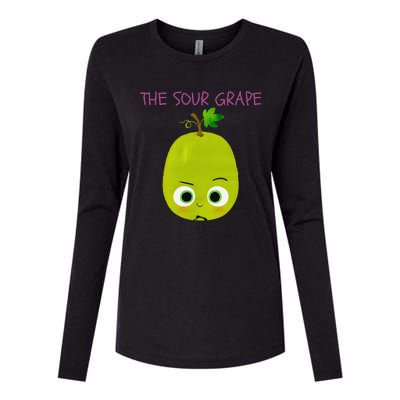 The Sour Grape Essential Gift Womens Cotton Relaxed Long Sleeve T-Shirt