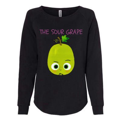 The Sour Grape Essential Gift Womens California Wash Sweatshirt