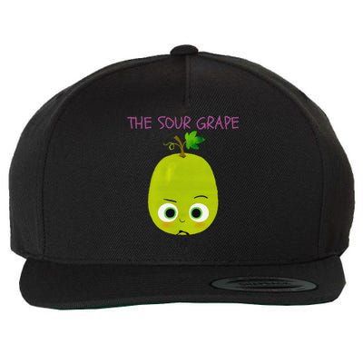 The Sour Grape Essential Gift Wool Snapback Cap