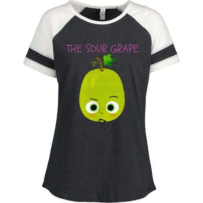 The Sour Grape Essential Gift Enza Ladies Jersey Colorblock Tee