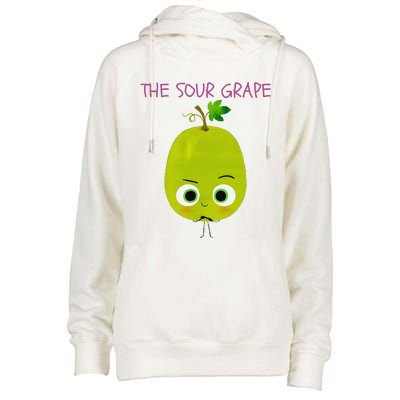 The Sour Grape Essential Gift Womens Funnel Neck Pullover Hood