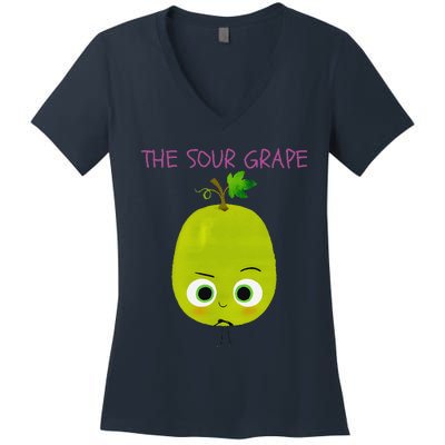 The Sour Grape Essential Gift Women's V-Neck T-Shirt