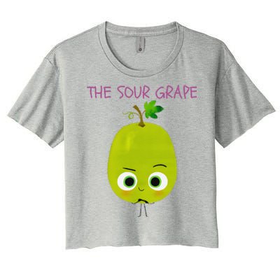 The Sour Grape Essential Gift Women's Crop Top Tee