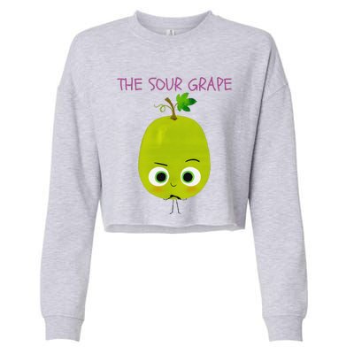 The Sour Grape Essential Gift Cropped Pullover Crew