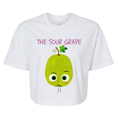 The Sour Grape Essential Gift Bella+Canvas Jersey Crop Tee