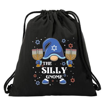 The Silly Gnome Hanukkah Matching Family Pajama Funny Gift Drawstring Bag
