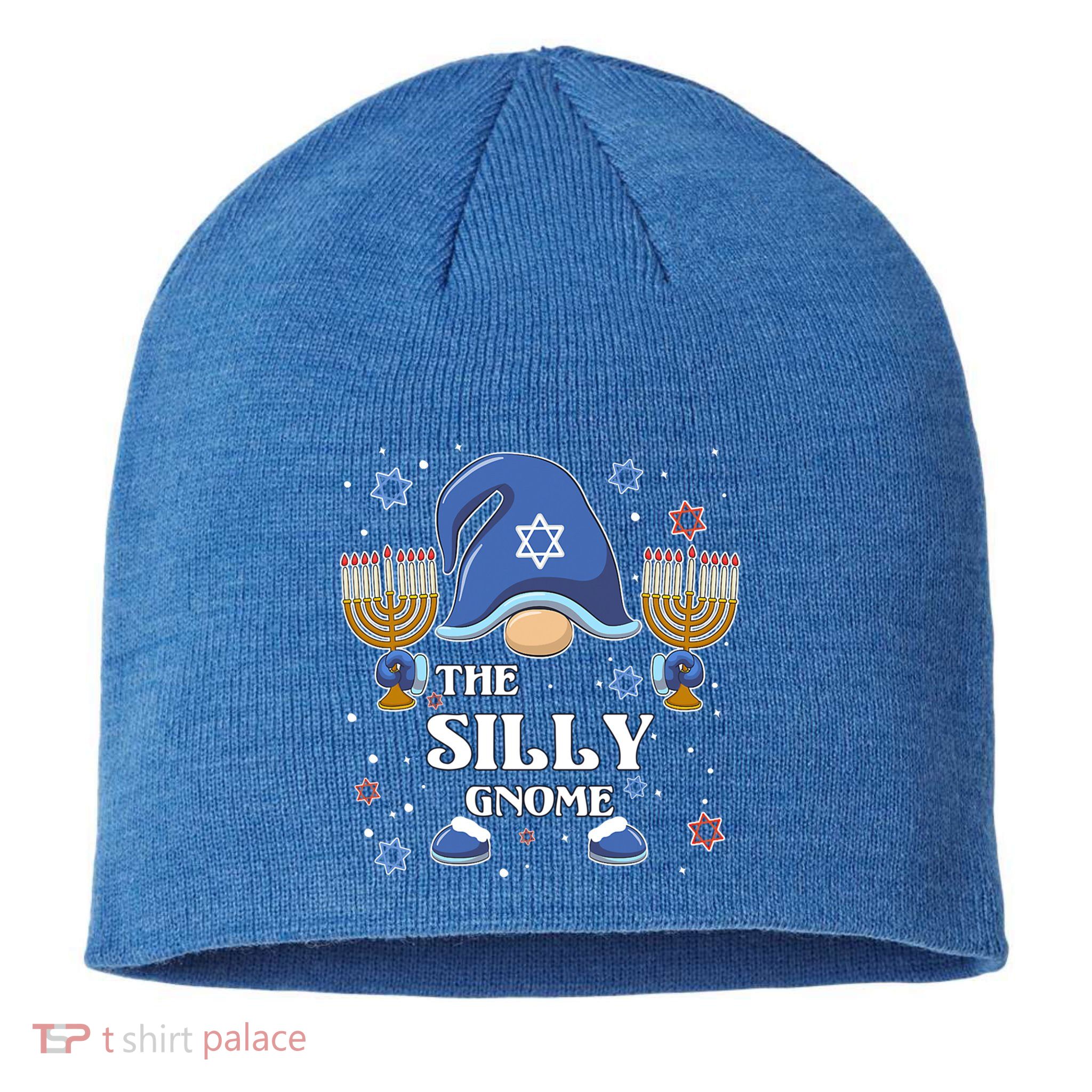 The Silly Gnome Hanukkah Matching Family Pajama Funny Gift Sustainable Beanie